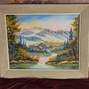 Signed Original Oil On Board By Alice Henderson